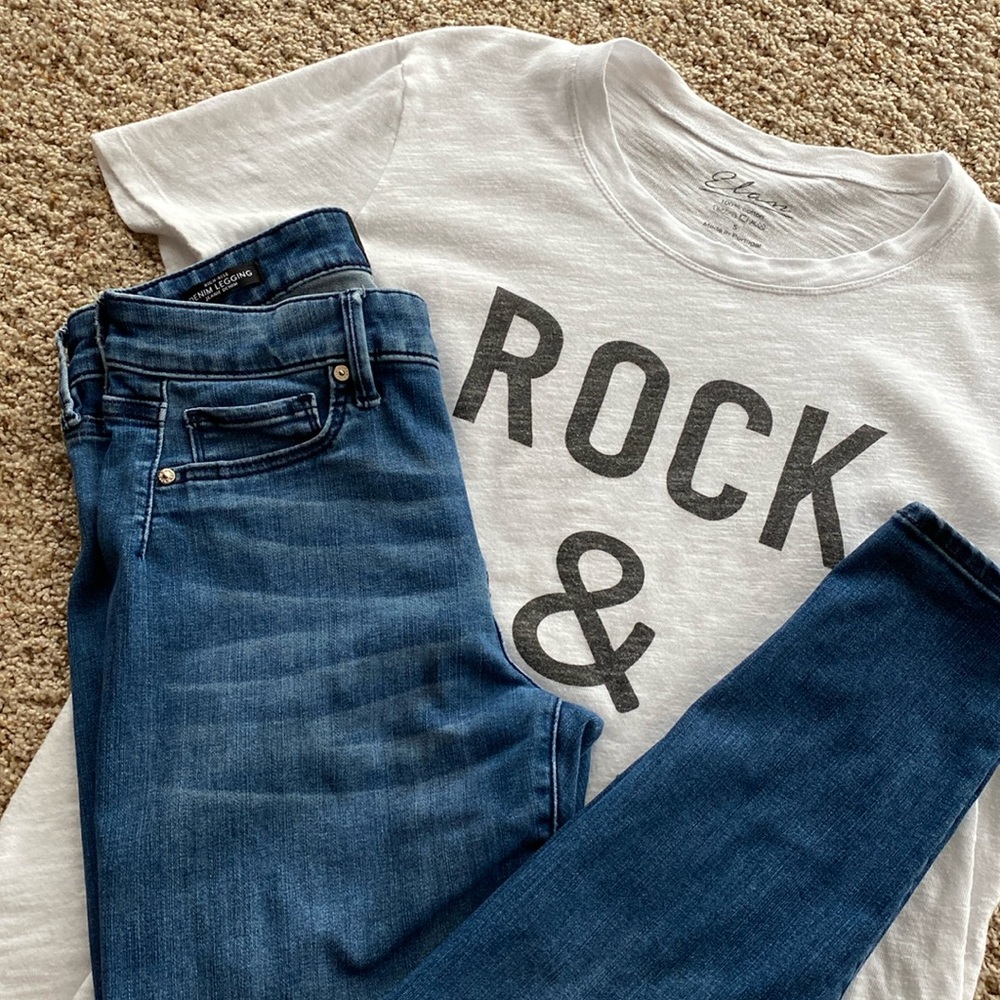 White House Black Market Petite Jeanie Denim Legging